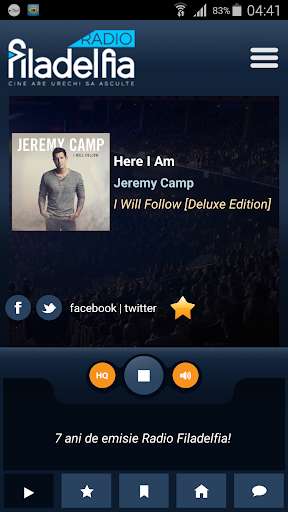 Run android online APK Radio Filadelfia Romania from MyAndroid or emulate Radio Filadelfia Romania using MyAndroid