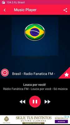 Emulate Android APK Radio fm 104.5 fm 104.5 fm rj radio 104.5 brasil