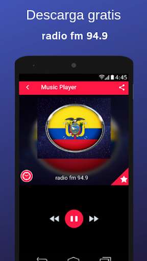 Run android online APK radio fm 94.9 from MyAndroid or emulate radio fm 94.9 using MyAndroid