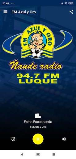 Run android online APK Radio FM Azul y Oro from MyAndroid or emulate Radio FM Azul y Oro using MyAndroid