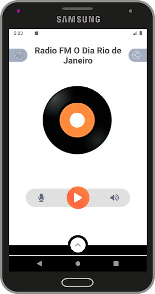 Run android online APK Radio FM O Dia 100.5 RJ App from MyAndroid or emulate Radio FM O Dia 100.5 RJ App using MyAndroid