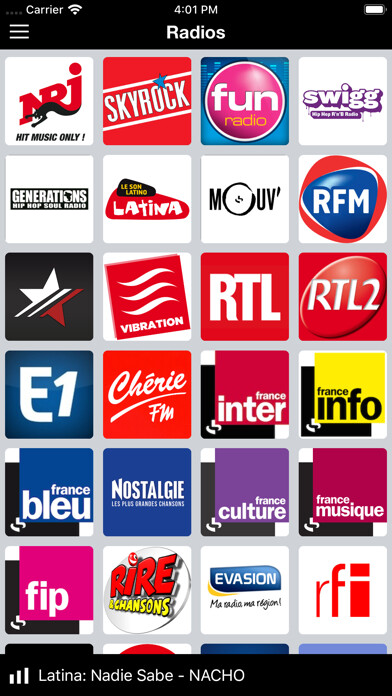 Emulate iPhone app Radio France : Top FM using MyAndroid