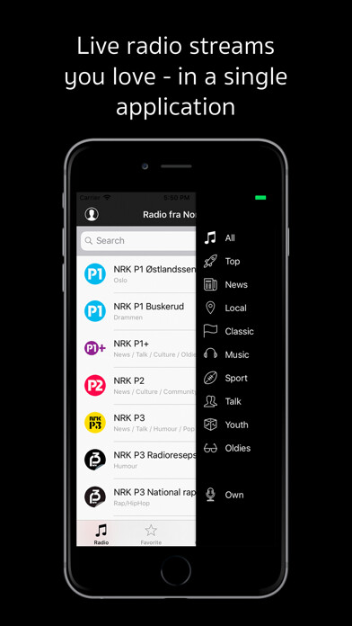 Emulate iPhone app Radio fra Norge using MyAndroid Emulate iPhone app Radio fra Norge using MyAndroid