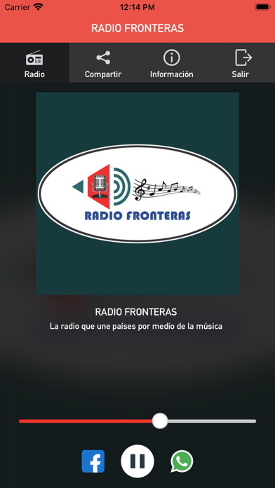 Emulate iPhone app Radio Fronteras using MyAndroid Emulate iPhone app Radio Fronteras using MyAndroid