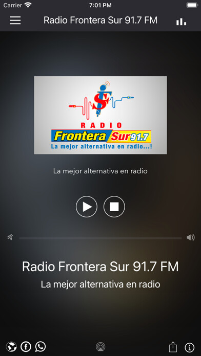 Emulate iPhone app Radio Frontera Sur using MyAndroid Emulate iPhone app Radio Frontera Sur using MyAndroid