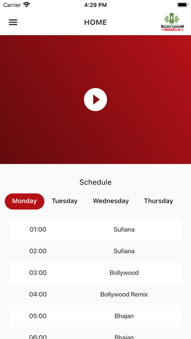 Emulate iPhone app Radio Garam Masala using MyAndroid Emulate iPhone app Radio Garam Masala using MyAndroid
