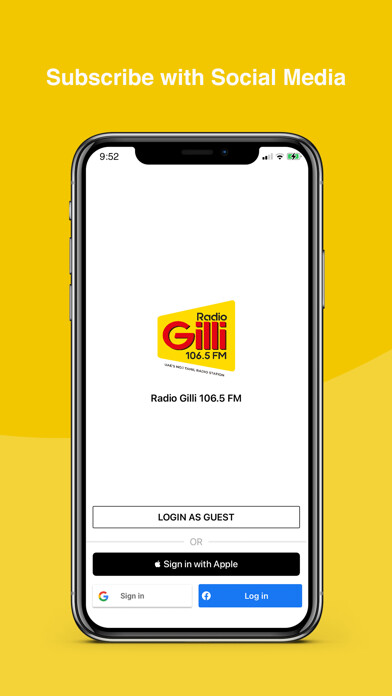 Emulate iPhone app Radio Gilli 106.5 FM using MyAndroid Emulate iPhone app Radio Gilli 106.5 FM using MyAndroid