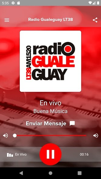 Run android online APK Radio Gualeguay LT38 from MyAndroid or emulate Radio Gualeguay LT38 using MyAndroid