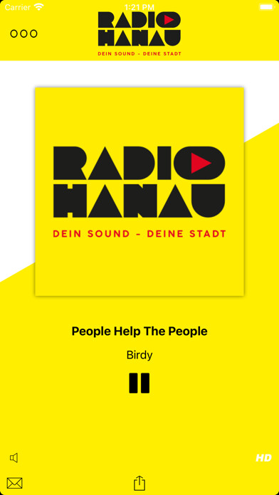 Emulate iPhone app Radio Hanau using MyAndroid