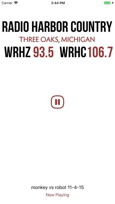 Emulate iPhone app Radio Harbor Country using MyAndroid
