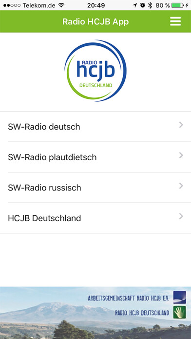 Emulate iPhone app Radio HCJB Deutschland using MyAndroid Emulate iPhone app Radio HCJB Deutschland using MyAndroid