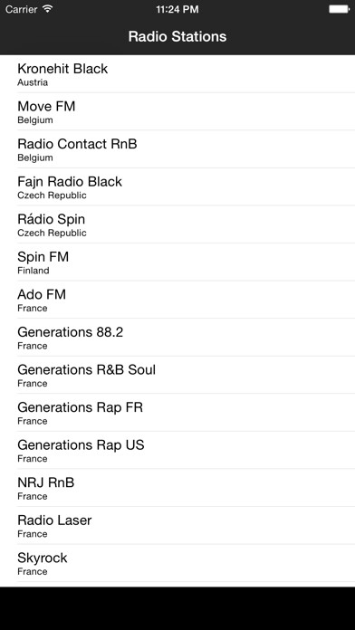 Emulate iPhone app Radio HipHop & RnB FM - Streaming and listen live to online hip hop, rnb and rap music charts using MyAndroid