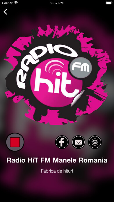 Emulate iPhone app Radio HiT FM Manele Romania using MyAndroid Emulate iPhone app Radio HiT FM Manele Romania using MyAndroid