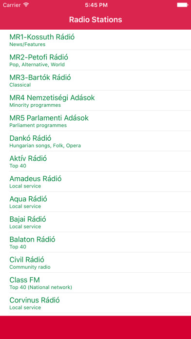 Emulate iPhone app Radio Hungary FM - Streaming and listen to live online music, news show and Hungarian charts using MyAndroid Emulate iPhone app Radio Hungary FM - Streaming and listen to live online music, news show and Hungarian charts using MyAndroid