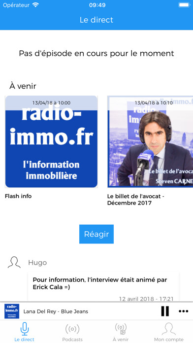 Emulate iPhone app radio.immo using MyAndroid