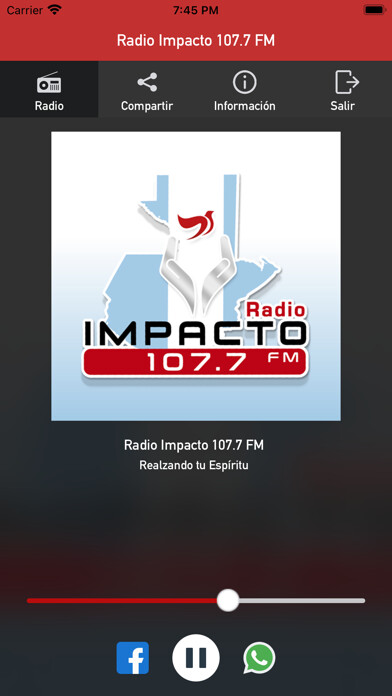 Emulate iPhone app Radio Impacto 107.7 FM using MyAndroid Emulate iPhone app Radio Impacto 107.7 FM using MyAndroid