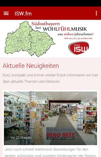 Run android online APK Radio ISW - Inn-Salzach-Welle from MyAndroid or emulate Radio ISW - Inn-Salzach-Welle using MyAndroid