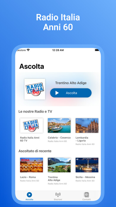 Emulate iPhone app Radio Italia Anni 60 using MyAndroid Emulate iPhone app Radio Italia Anni 60 using MyAndroid