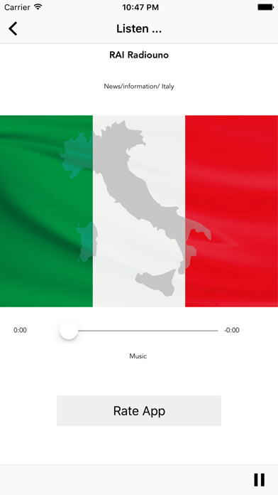 Emulate iPhone app Radio Italia Live Stream using MyAndroid Emulate iPhone app Radio Italia Live Stream using MyAndroid