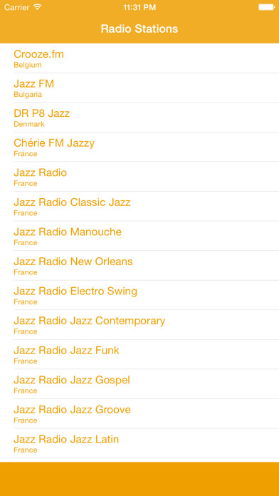 Emulate iPhone app Radio Jazz FM - Streaming and listen to live online funk music charts from european station and channel using MyAndroid Emulate iPhone app Radio Jazz FM - Streaming and listen to live online funk music charts from european station and channel using MyAndroid