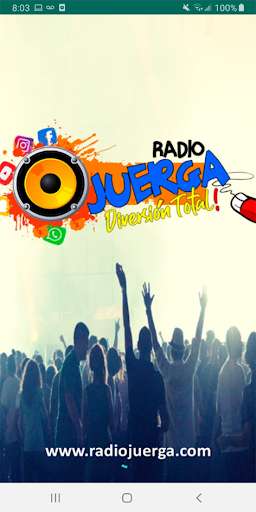Run android online APK Radio Juerga Oficial from MyAndroid or emulate Radio Juerga Oficial using MyAndroid Run android online APK Radio Juerga Oficial from MyAndroid or emulate Radio Juerga Oficial using MyAndroid