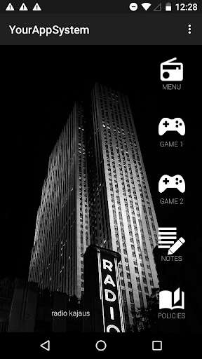 Run android online APK radio kajaus from MyAndroid or emulate radio kajaus using MyAndroid