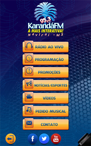 Run android online APK Radio Karandá 95.3 FM from MyAndroid or emulate Radio Karandá 95.3 FM using MyAndroid Run android online APK Radio Karandá 95.3 FM from MyAndroid or emulate Radio Karandá 95.3 FM using MyAndroid