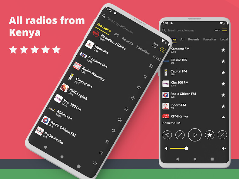 Run android online APK Radio Kenya: Radio FM Online from MyAndroid or emulate Radio Kenya: Radio FM Online using MyAndroid