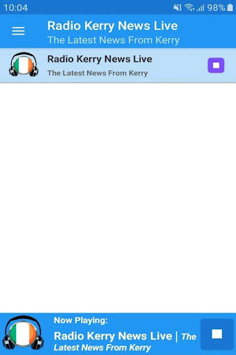 Run android online APK Radio Kerry News Live App from MyAndroid or emulate Radio Kerry News Live App using MyAndroid
