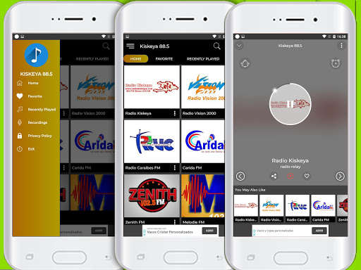 Run android online APK Radio Kiskeya 88.5 Fm Online Radio App NO OFICIAL from MyAndroid or emulate Radio Kiskeya 88.5 Fm Online Radio App NO OFICIAL using MyAndroid