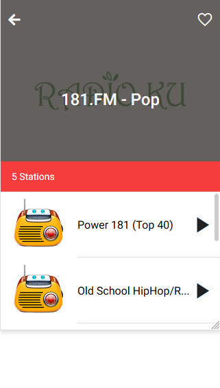 Run android online APK Radioku from MyAndroid or emulate Radioku using MyAndroid