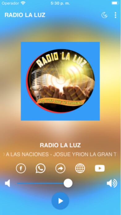 Emulate iPhone app RADIO LA LUZ using MyAndroid Emulate iPhone app RADIO LA LUZ using MyAndroid
