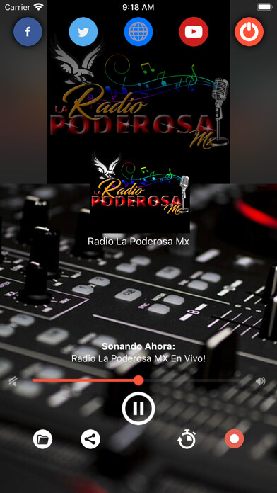 Emulate iPhone app Radio La Poderosa Mx using MyAndroid Emulate iPhone app Radio La Poderosa Mx using MyAndroid