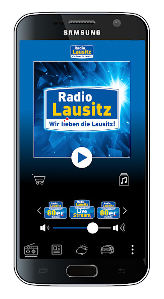 Emulate iPhone app Radio Lausitz using MyAndroid Emulate iPhone app Radio Lausitz using MyAndroid