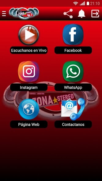 Run android online APK Radio La Zona Stereo 96.7 FM from MyAndroid or emulate Radio La Zona Stereo 96.7 FM using MyAndroid Run android online APK Radio La Zona Stereo 96.7 FM from MyAndroid or emulate Radio La Zona Stereo 96.7 FM using MyAndroid