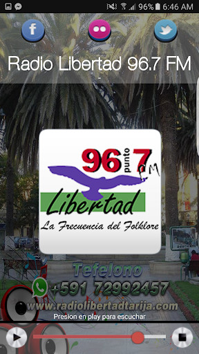 Run android online APK Radio Libertad Tarija from MyAndroid or emulate Radio Libertad Tarija using MyAndroid