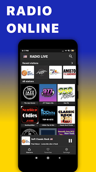 Run android online APK Radio Live tuner - Music, News from MyAndroid or emulate Radio Live tuner - Music, News using MyAndroid
