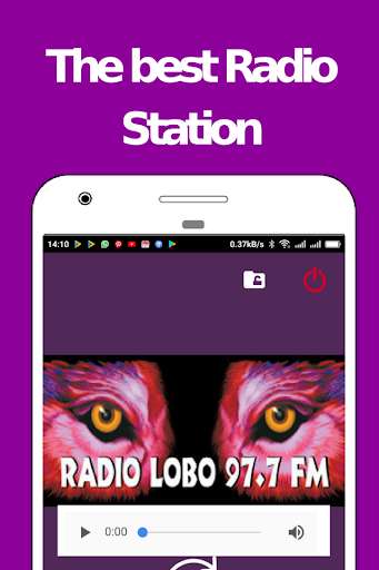 Run android online APK Radio Lobo 97.7 - 97.7 Radio Station from MyAndroid or emulate Radio Lobo 97.7 - 97.7 Radio Station using MyAndroid