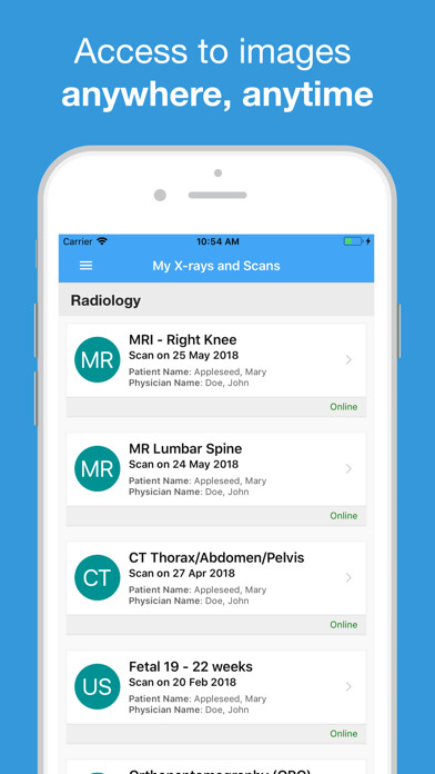 Emulate iPhone app Radiology Group Patient using MyAndroid Emulate iPhone app Radiology Group Patient using MyAndroid
