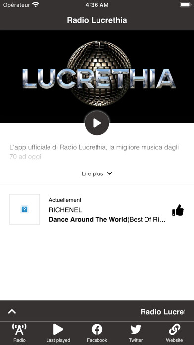 Emulate iPhone app Radio Lucrethia using MyAndroid Emulate iPhone app Radio Lucrethia using MyAndroid