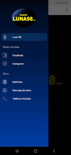 Run android online APK Radio Luna 98 from MyAndroid or emulate Radio Luna 98 using MyAndroid Run android online APK Radio Luna 98 from MyAndroid or emulate Radio Luna 98 using MyAndroid