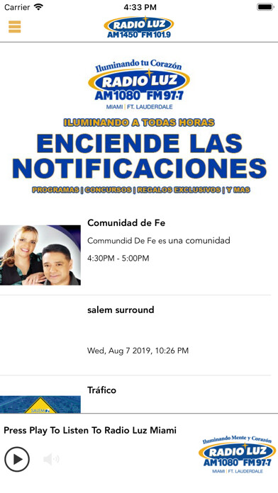 Emulate iPhone app Radio Luz Miami using MyAndroid Emulate iPhone app Radio Luz Miami using MyAndroid