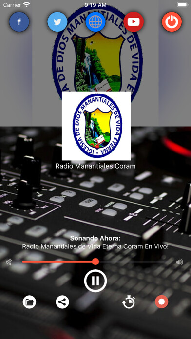 Emulate iPhone app Radio Manantiales Coram using MyAndroid Emulate iPhone app Radio Manantiales Coram using MyAndroid