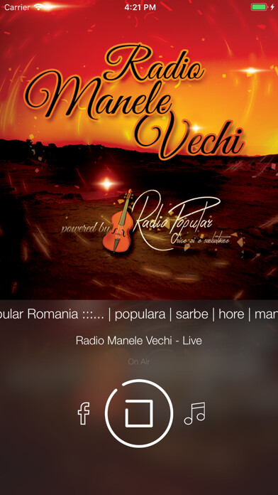 Emulate iPhone app Radio Manele Vechi using MyAndroid Emulate iPhone app Radio Manele Vechi using MyAndroid