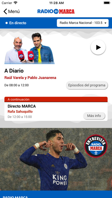 Emulate iPhone app Radio MARCA using MyAndroid Emulate iPhone app Radio MARCA using MyAndroid
