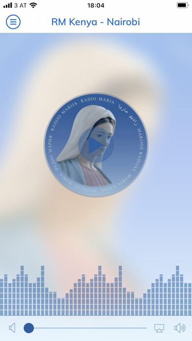 Emulate iPhone app Radio Maria Kenya using MyAndroid