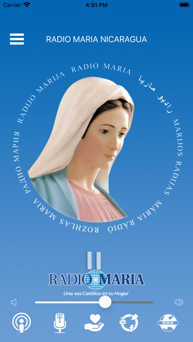 Emulate iPhone app Radio Maria Nicaragua using MyAndroid Emulate iPhone app Radio Maria Nicaragua using MyAndroid