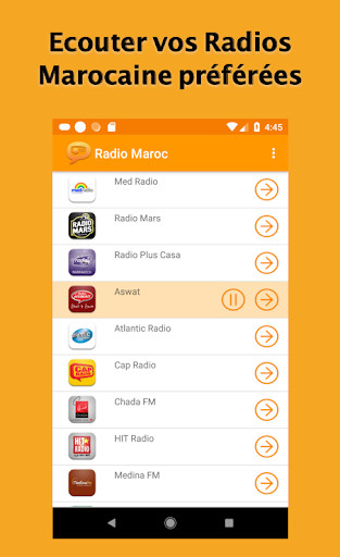 Run android online APK Radio Maroc : Chat, Record, Alarm & Time Sleep from MyAndroid or emulate Radio Maroc : Chat, Record, Alarm & Time Sleep using MyAndroid