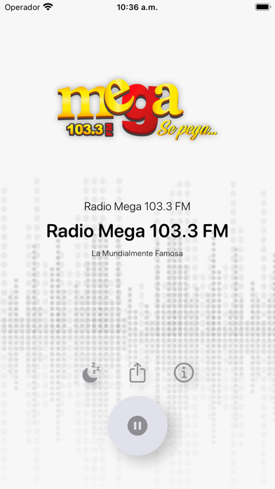 Emulate iPhone app Radio Mega 103.3 FM using MyAndroid