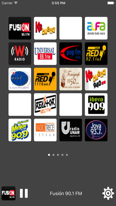 Emulate iPhone app Radio Mexico - All Radio Stations using MyAndroid